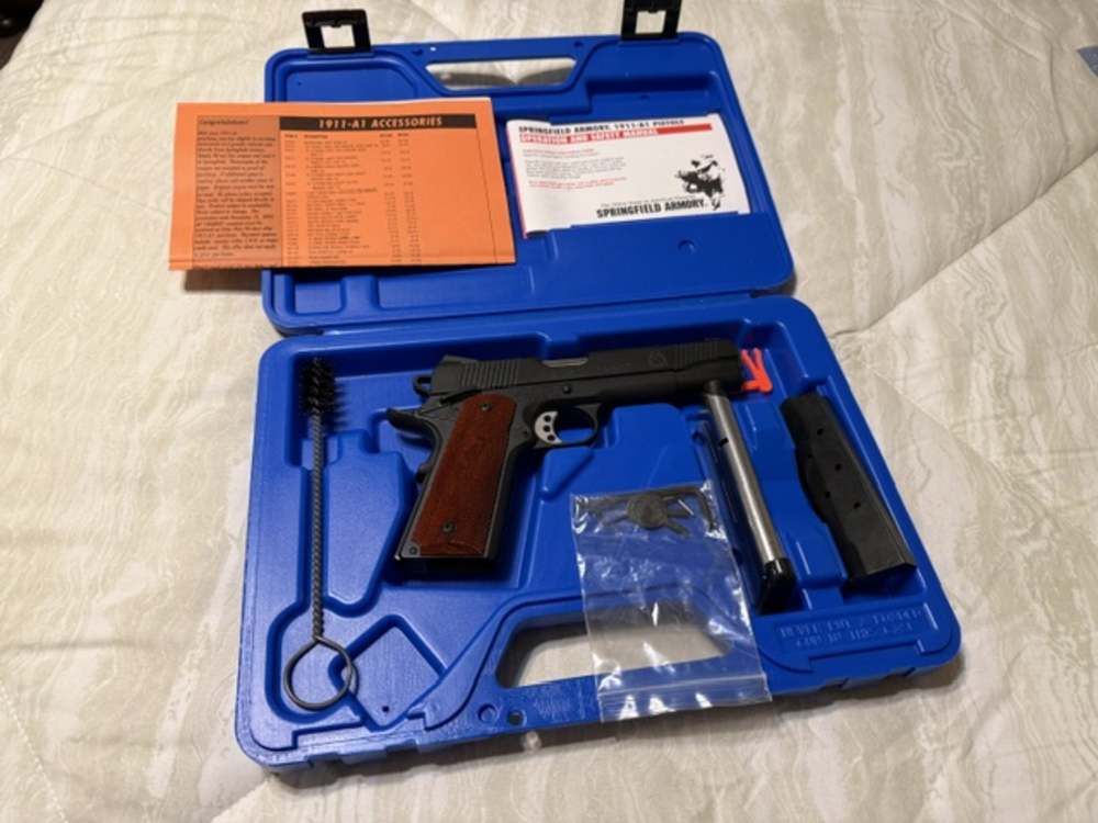 Springfield Armory 1911 A1 45 ACP  5" Barrel Lightweight Model NIB-img-0