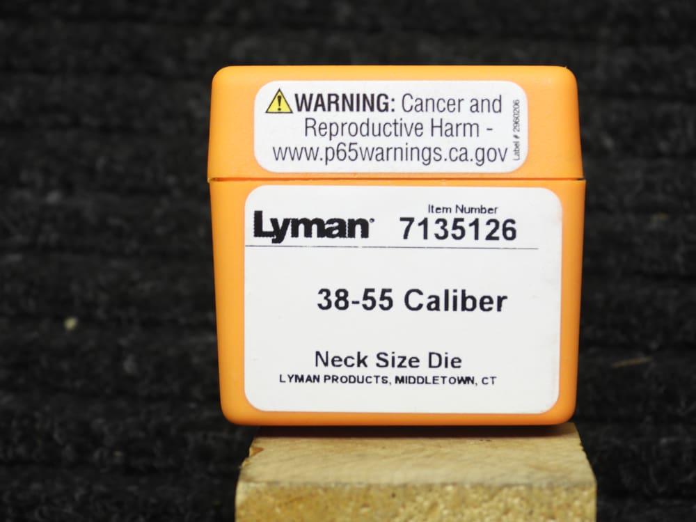 Lyman 38-55 Win. Neck Die, plus Lee factory crimp die, both NOS-img-0