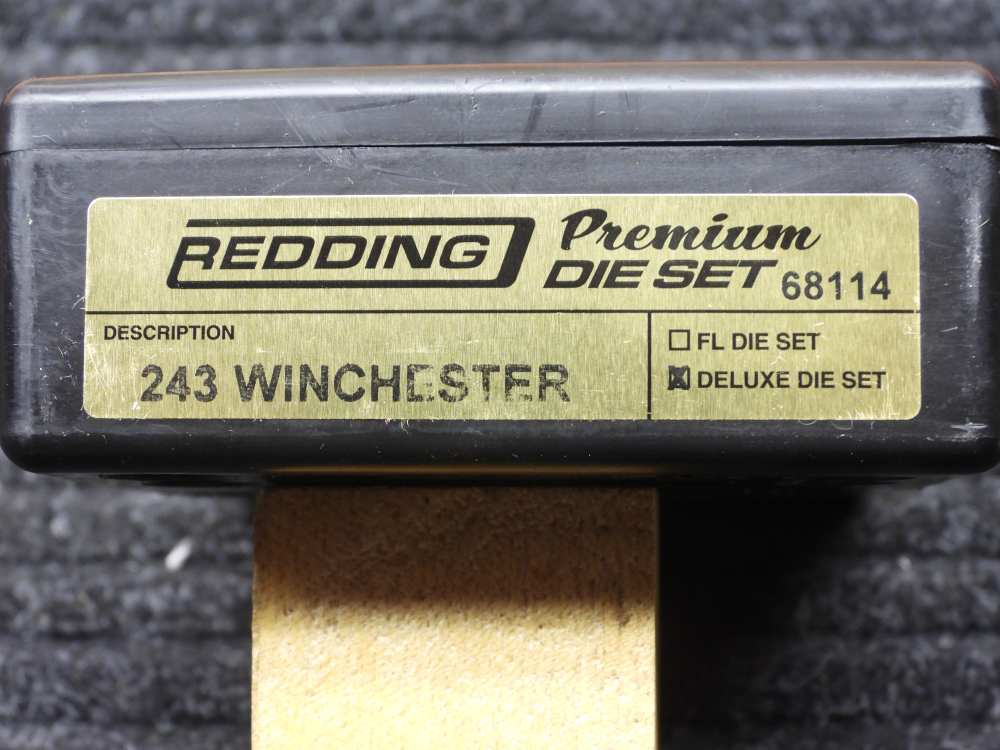 Redding .243 Win. Premium 3 die set. PN. 68114-img-0