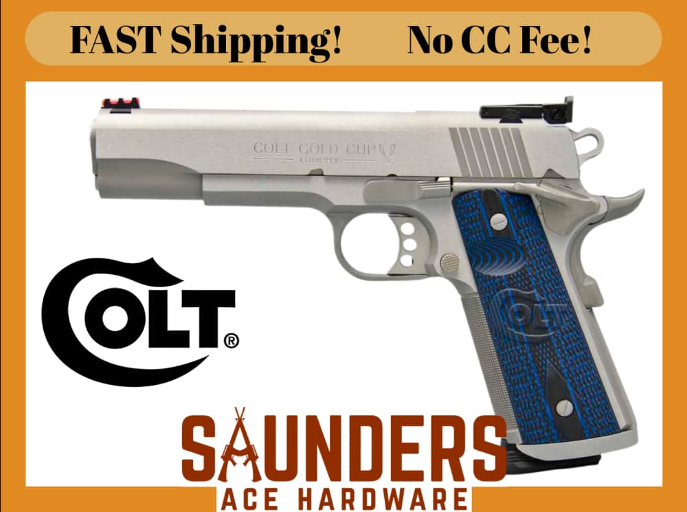 COLT GOLD CUP TROPHY Handgun Competition Blue 9m 9+1R 5" National Match -img-0