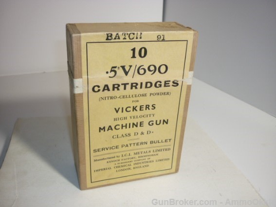SEALED BOX 12.7x120 Vickers High Velocity V/690-img-1