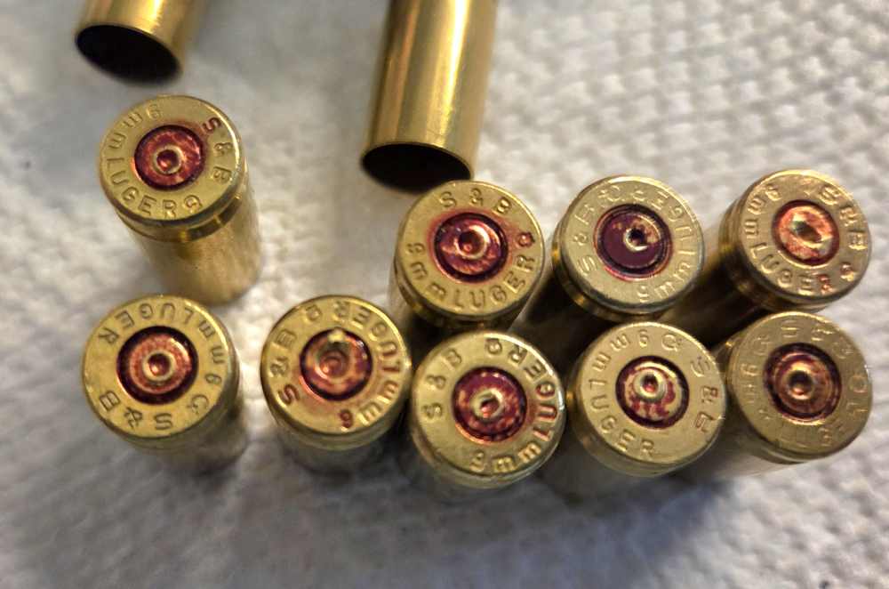 9mm Luger S&B once fired brass, 185 pcs.-img-0