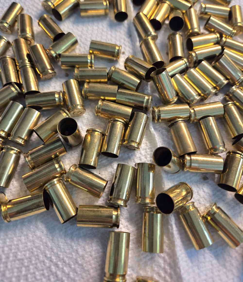 9mm Brass, Head Stamp WMA, fired 250 pcs.-img-0