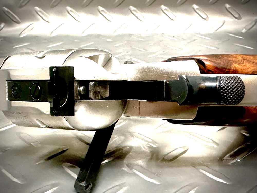 RARE | Bisley Stainless Single Six | Power Custom Hammer/Trigger | Ironwood-img-14
