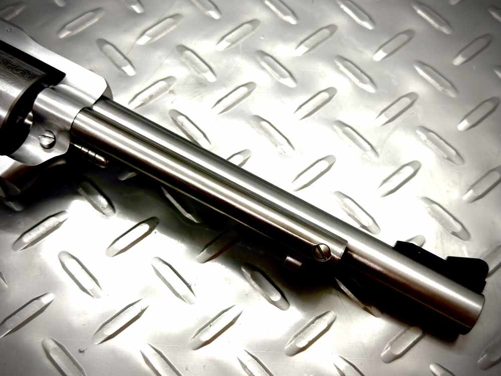 RARE | Bisley Stainless Single Six | Power Custom Hammer/Trigger | Ironwood-img-12