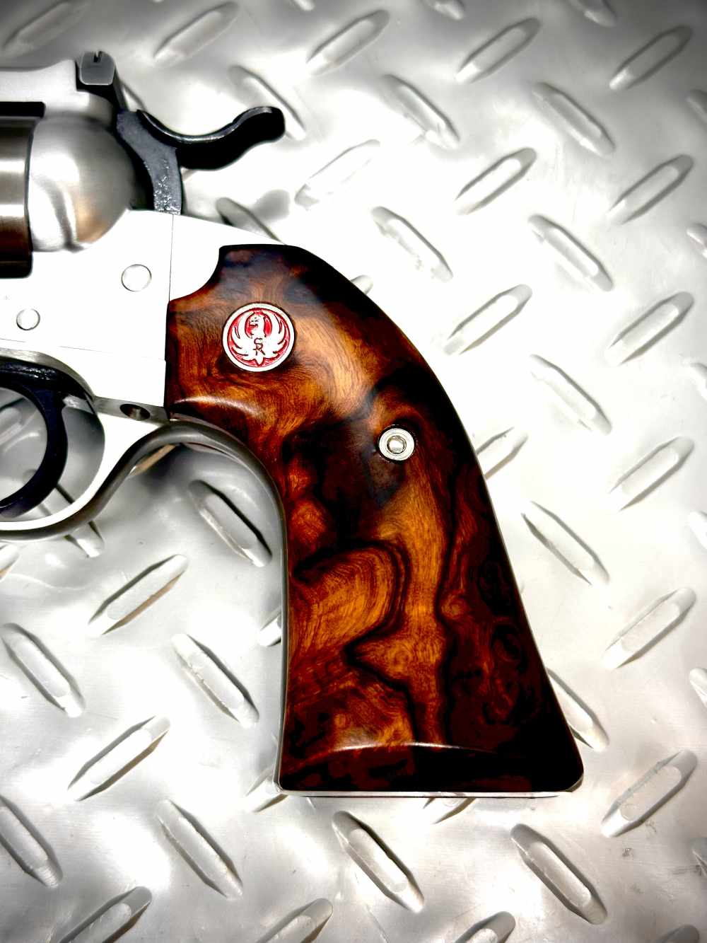 RARE | Bisley Stainless Single Six | Power Custom Hammer/Trigger | Ironwood-img-11