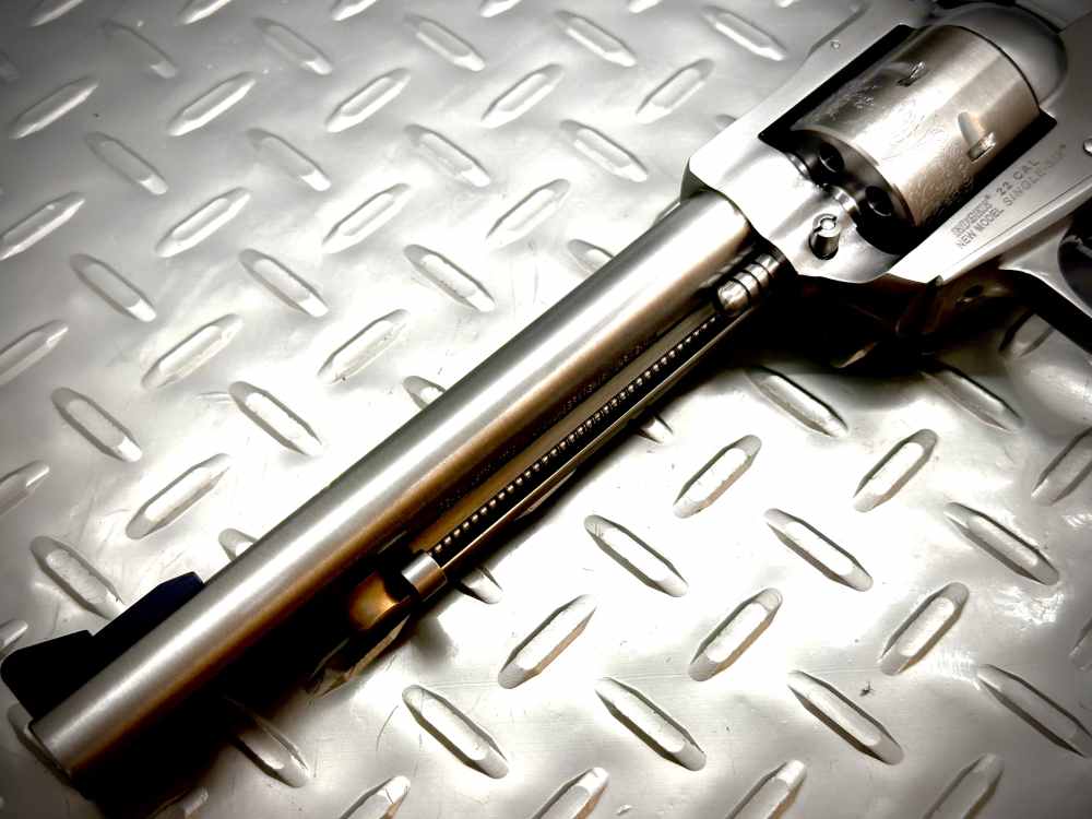 RARE | Bisley Stainless Single Six | Power Custom Hammer/Trigger | Ironwood-img-13