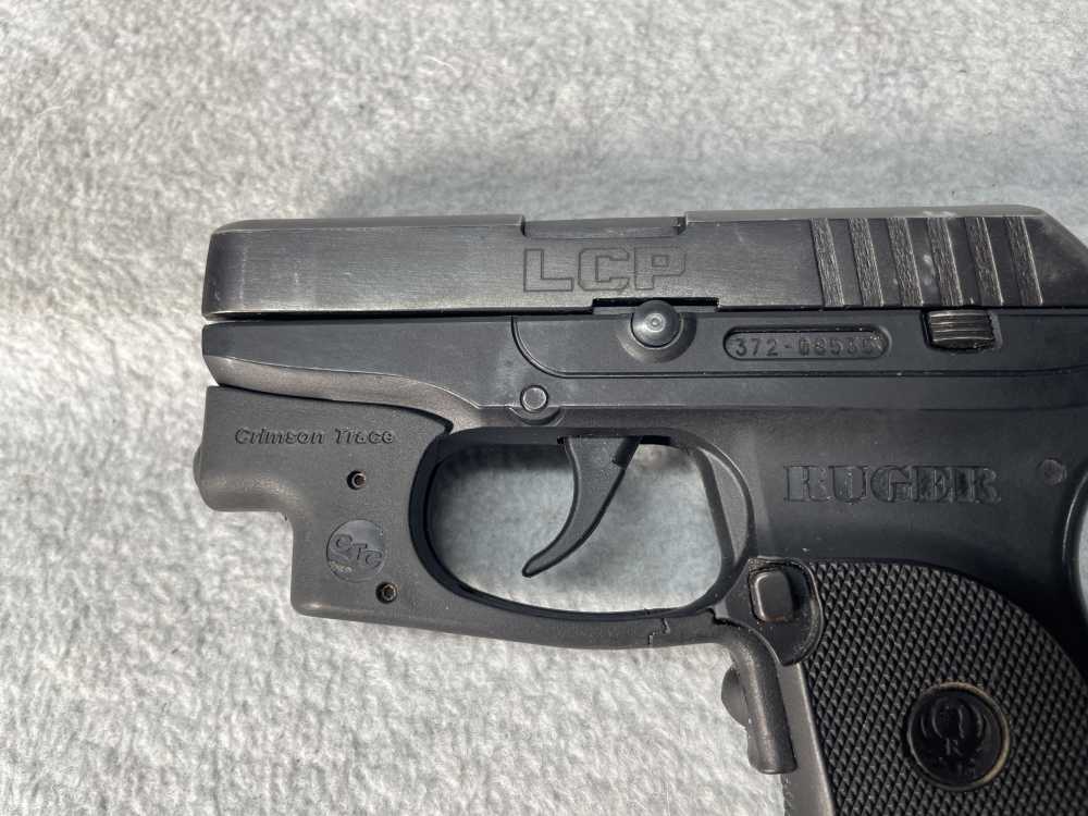 RUGER LCP .380 ACP 2.75" Pistol 380 Semi Auto 2 Mags CRIMSON Trace LASER-img-4
