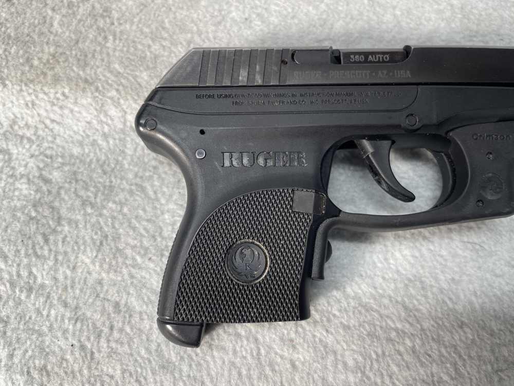 RUGER LCP .380 ACP 2.75" Pistol 380 Semi Auto 2 Mags CRIMSON Trace LASER-img-3