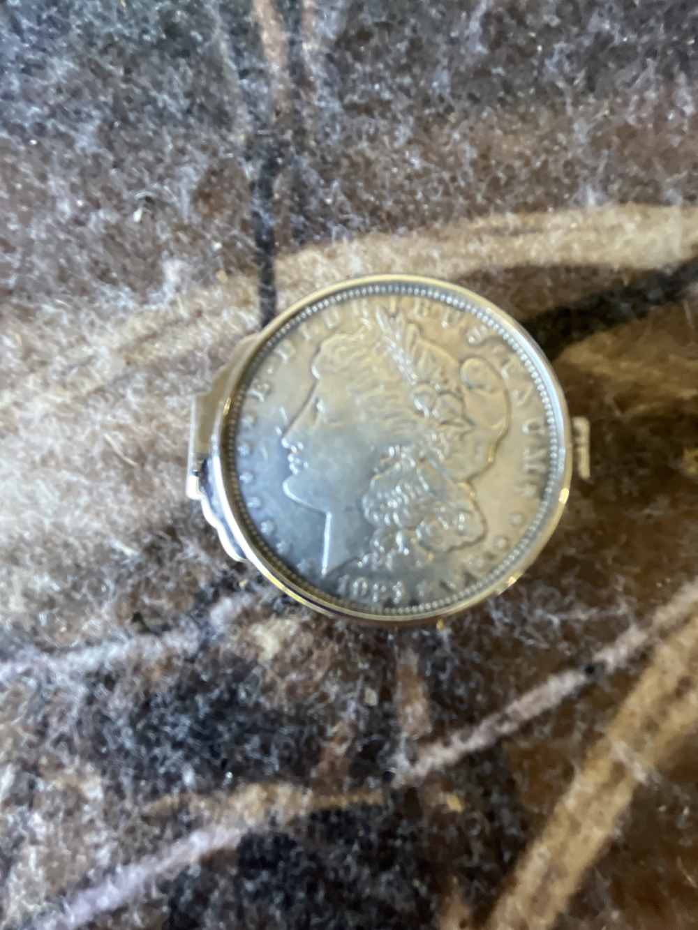 1921 silver dollar Money Clip peace dollar -img-0