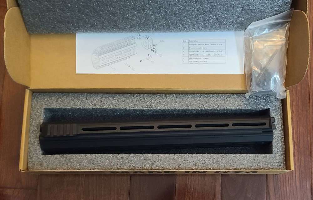 HB industries CZ Scorpion 15in LW Handguards-img-1
