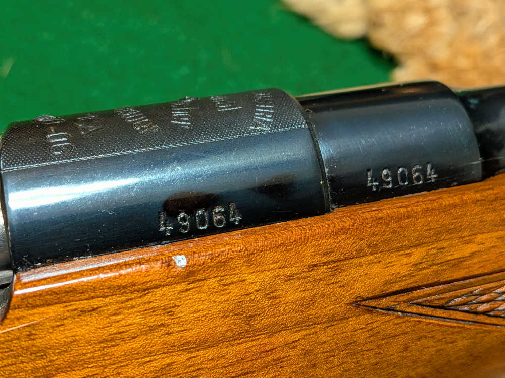 Mannlicher Schoenauer MCA .30-06 1965—Engraved Bases, Leupold 2-7x33 Scope-img-4