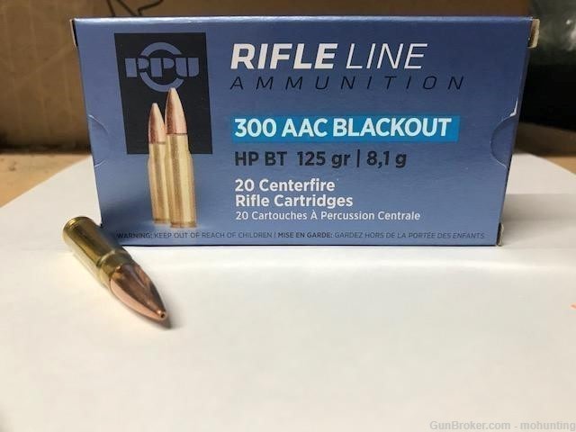PPU Prvi Partizan 300 AAC Blackout 125gr HP BT 500 Rounds-img-0
