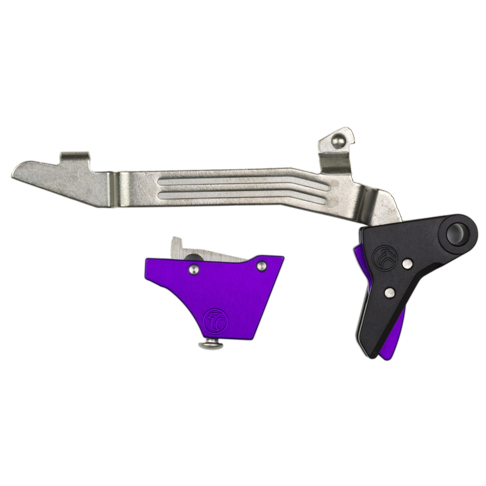 Timney Competition Trigger 3lb Pull, PURPLE Alpha Glock 17 19 22 23 34 Gen-img-1