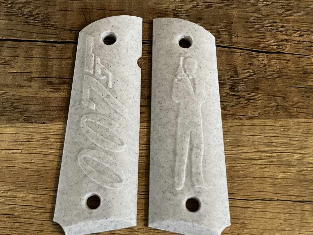 Marble 007 Bond 1911 Pistol Grips Kimber Colt Rock Island Springfield-img-5