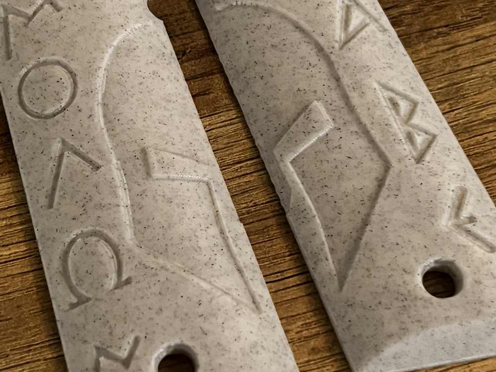 Marble Molon Labe 1911 Pistol Grips Kimber Colt Rock Island Springfield-img-2