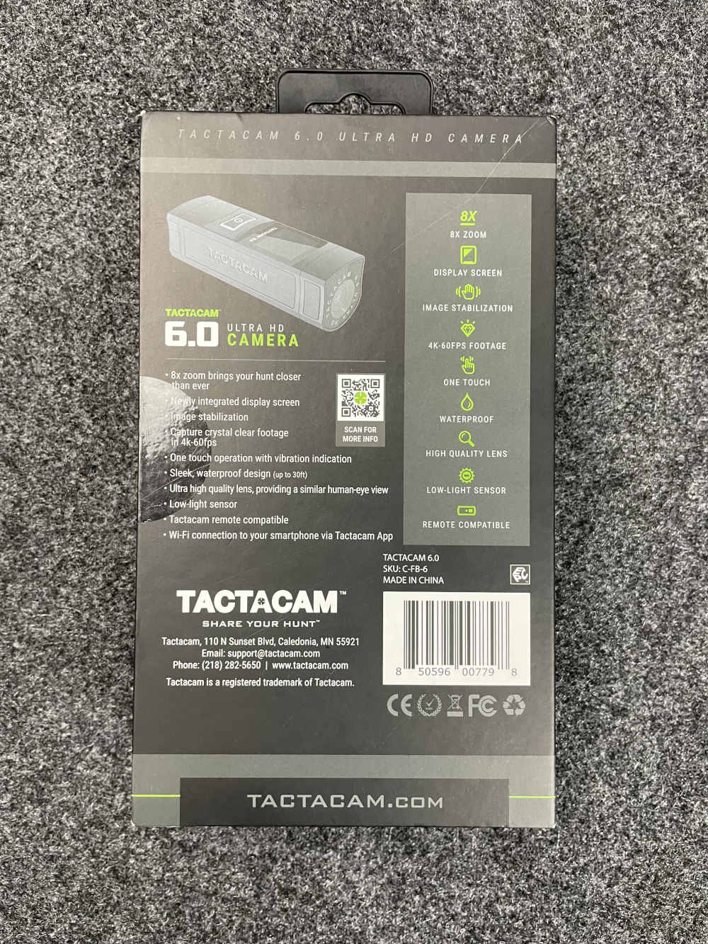 Tactacam 6.0 Ultra HD Camera C-FB-6 USED-img-9