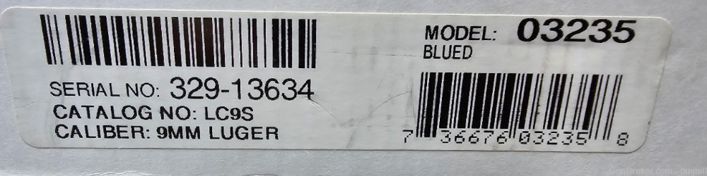 Ruger 03235 LC9s 9mm Luger 3.12" 7+1 Black Polymer Grip NIB STRIKER FIRED-img-2