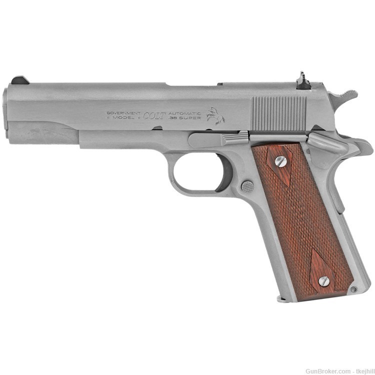 Colt Classic 1911 Govt 38Super SS Stainless 38 Super 5" O1911C-SS38 *NEW*-img-1