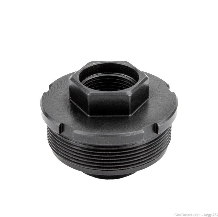 DIRECT THREAD ADAPTER (HUB 1.375×24 ) – 1/2×28 – OXYN (NITRIDE) STEEL-img-0