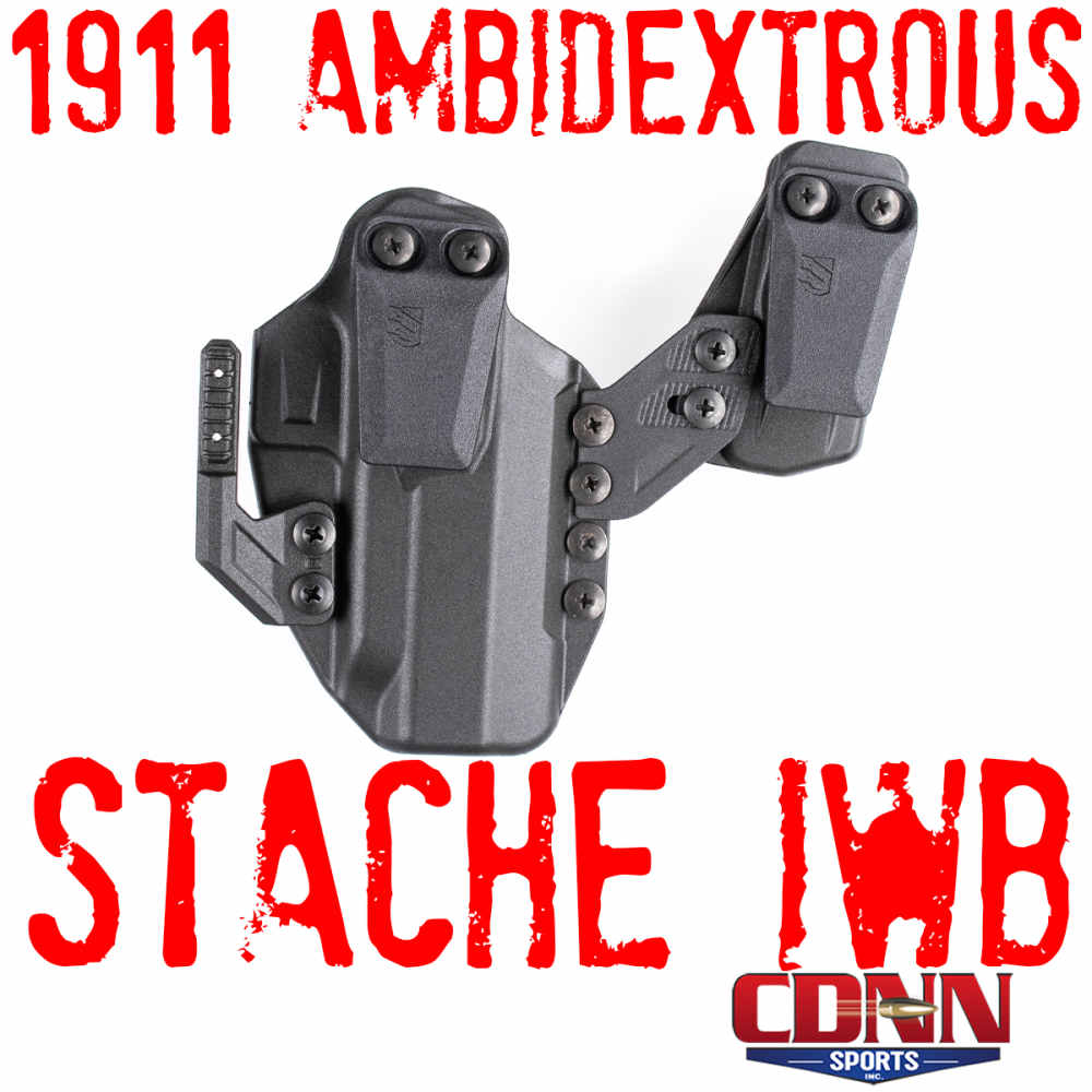 Blackhawk Stache Premium IWB Holster 1911 4" Mag Carrier Claw Ambi NEW-img-0