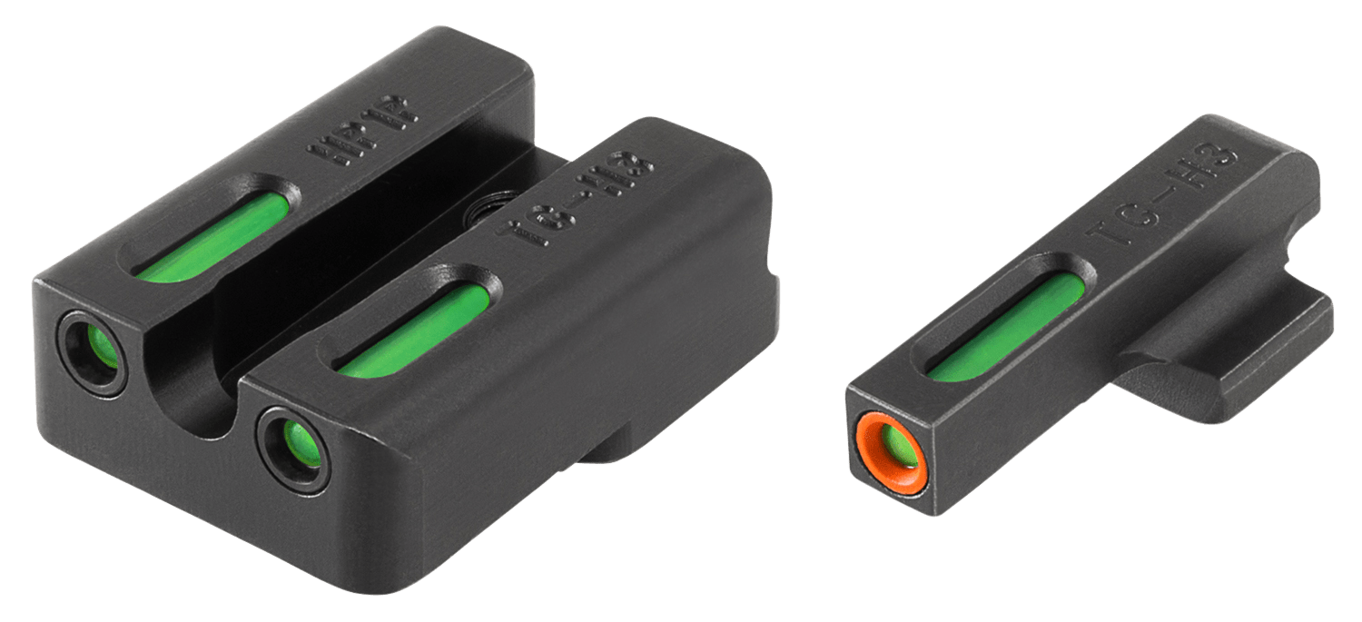 TruGlo TG13HP1PC TFX Pro Black | Green Tritium & Fiber Optic Orange Outline-img-0