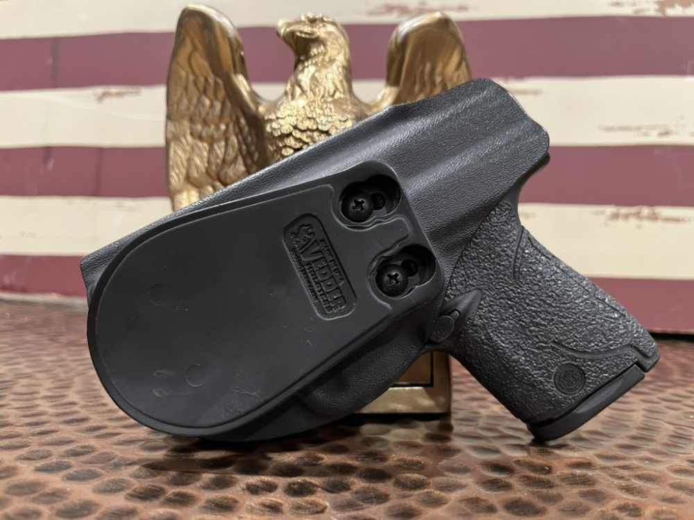 Smith & Wesson S&W M&P9 Shield Custom Police Blue Line 5 mags holster -img-16