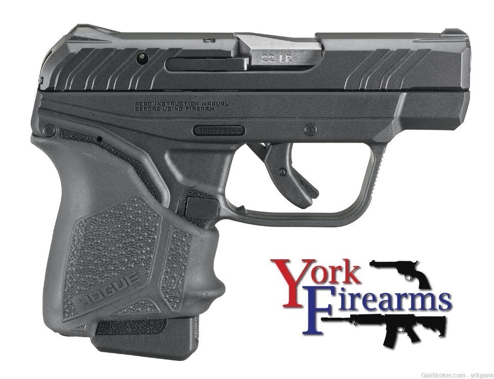 Ruger LCP II 22LR Hogue HandALL Grip Lite Rack 10RD Handgun NEW 13714-img-1