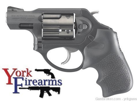 Ruger LCRx 357MAG 1.87" Matte Black 5RD Hogue Grip Revolver NEW 5460-img-1