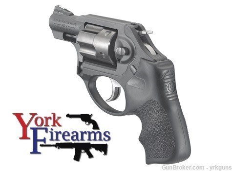 Ruger LCRx 357MAG 1.87" Matte Black 5RD Hogue Grip Revolver NEW 5460-img-3