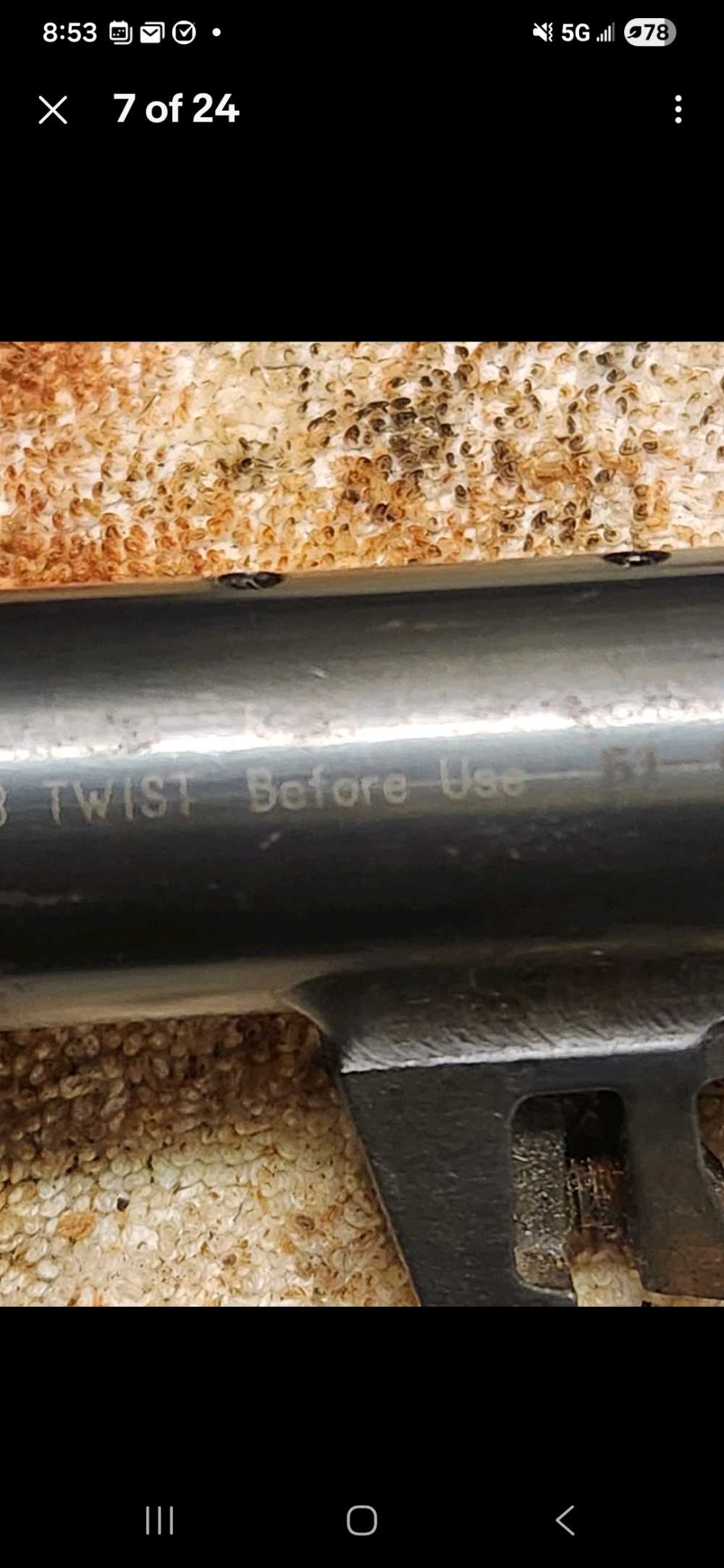 CVA / Jukar Spain .50 Cal Muzzleloader Barrel 1:28 Twist w/ Breech Plug & S-img-6