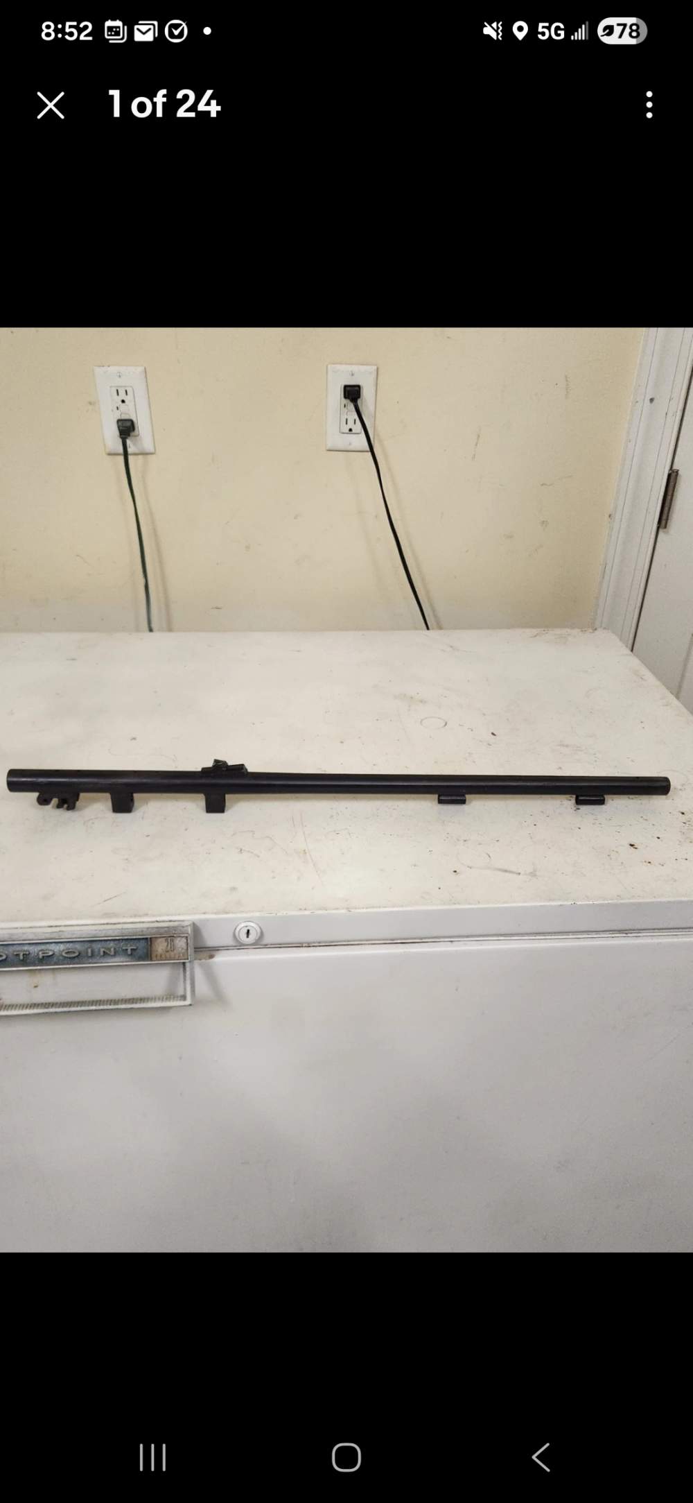 CVA / Jukar Spain .50 Cal Muzzleloader Barrel 1:28 Twist w/ Breech Plug & S-img-0