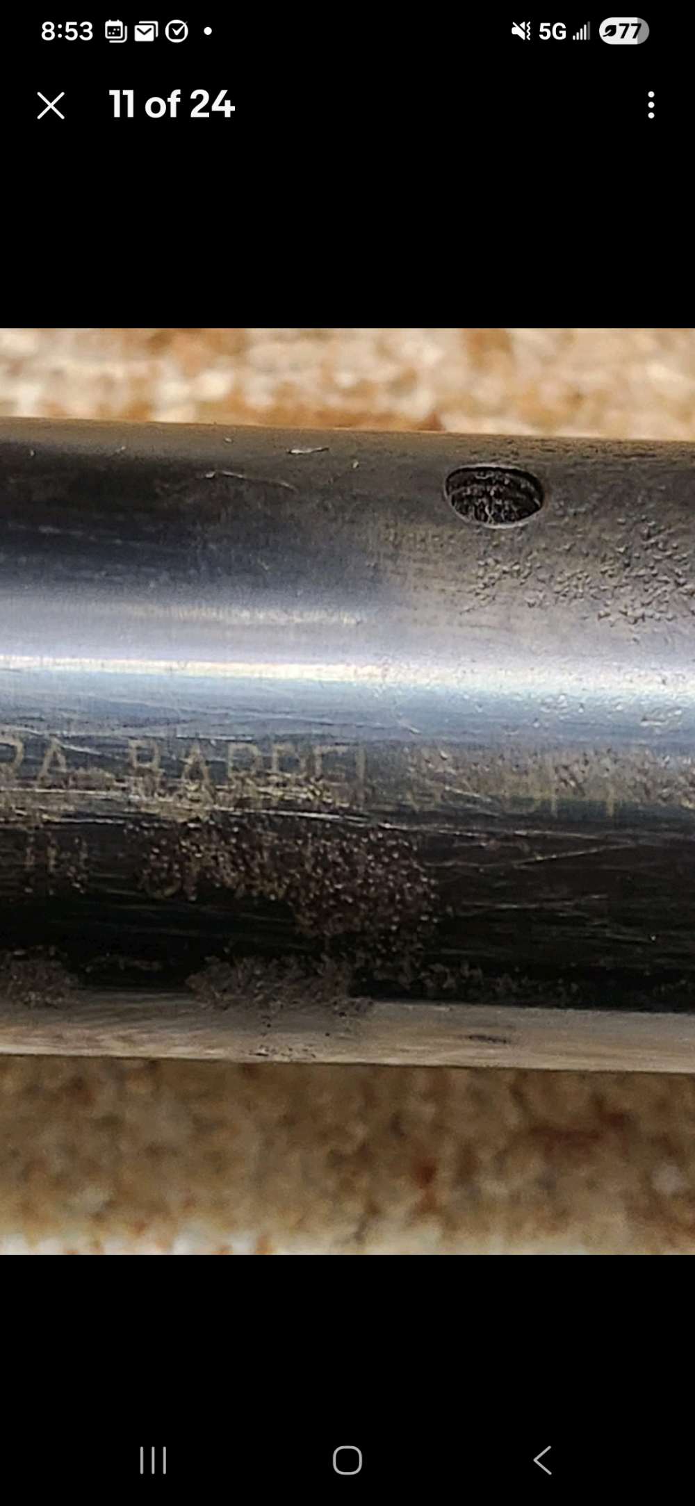 CVA / Jukar Spain .50 Cal Muzzleloader Barrel 1:28 Twist w/ Breech Plug & S-img-10