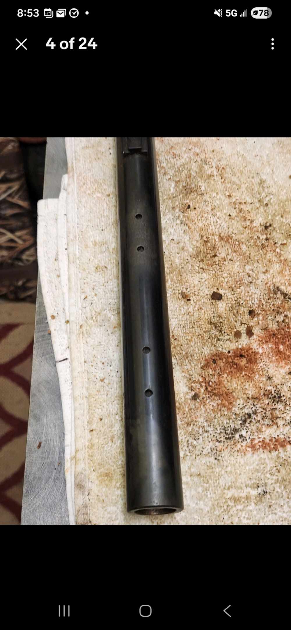 CVA / Jukar Spain .50 Cal Muzzleloader Barrel 1:28 Twist w/ Breech Plug & S-img-3