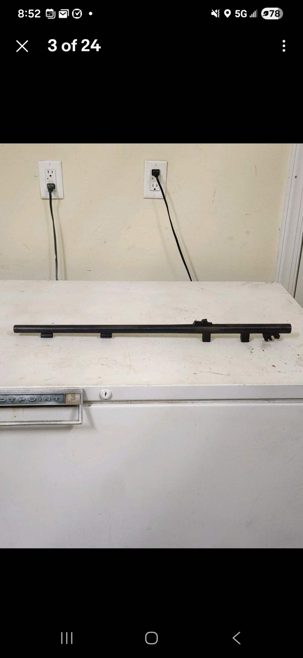 CVA / Jukar Spain .50 Cal Muzzleloader Barrel 1:28 Twist w/ Breech Plug & S-img-2