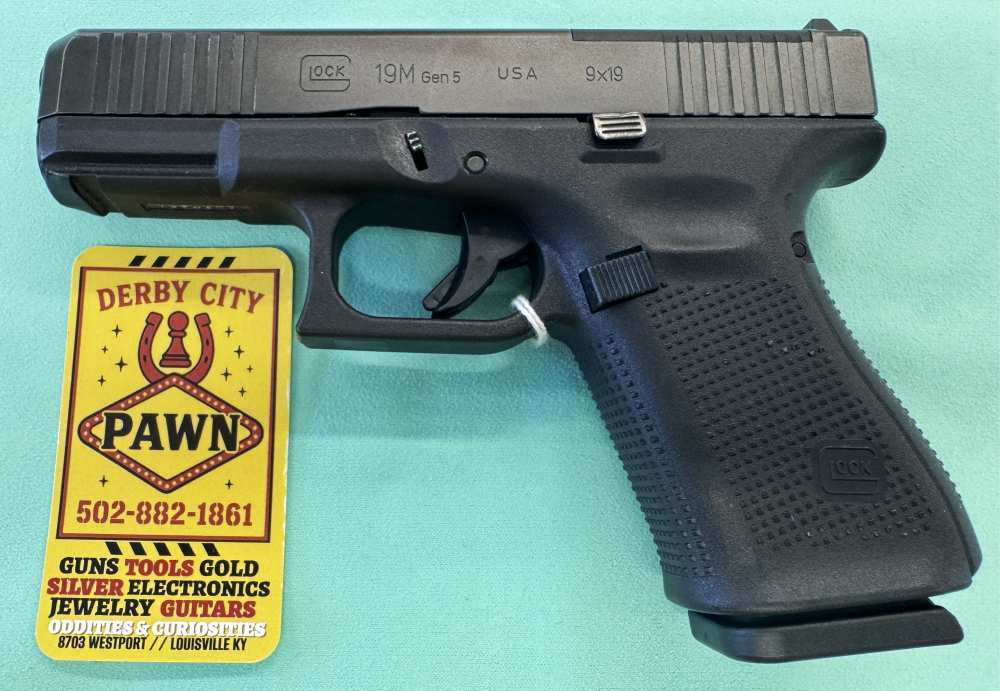 Glock 19M Gen 5 semi-automatic pistol chambered in 9x19mm-img-0