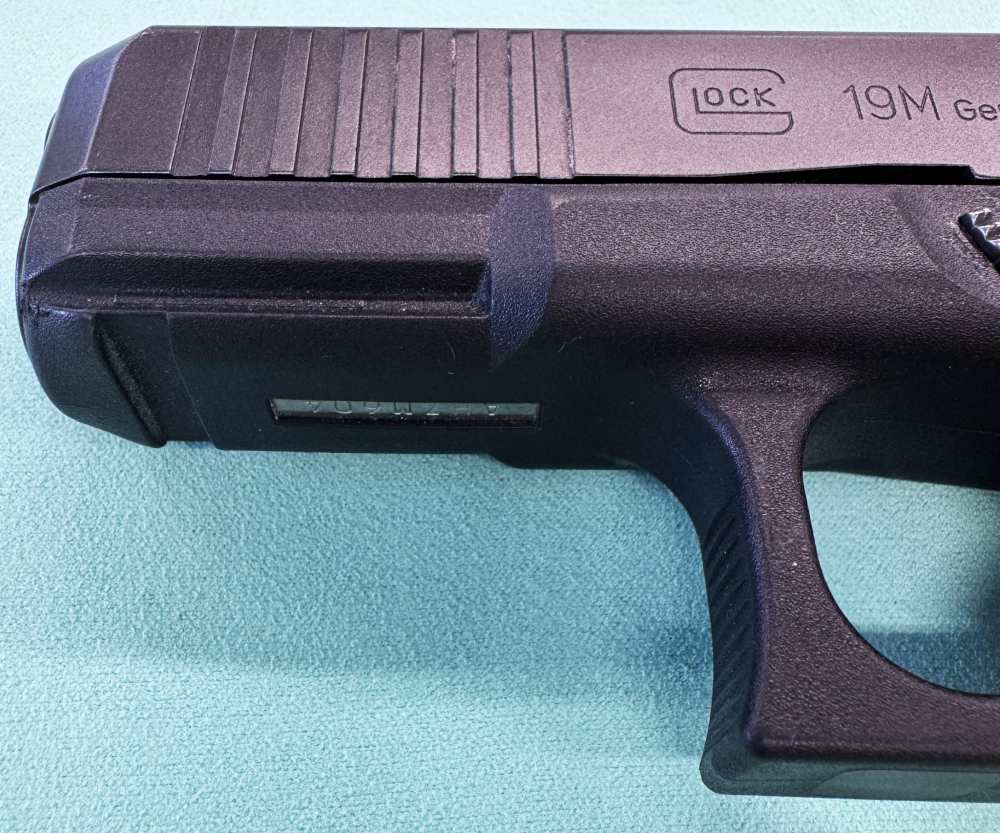 Glock 19M Gen 5 semi-automatic pistol chambered in 9x19mm-img-1