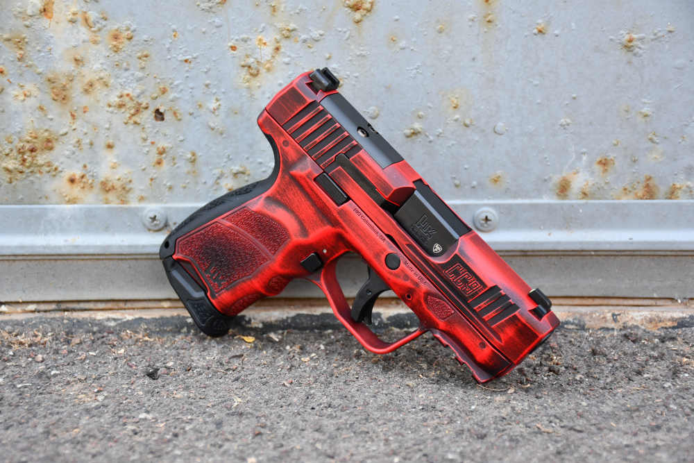 Heckler Koch HK CC9 9mm X-Werks Distressed Red Optic Ready New Night sight-img-2