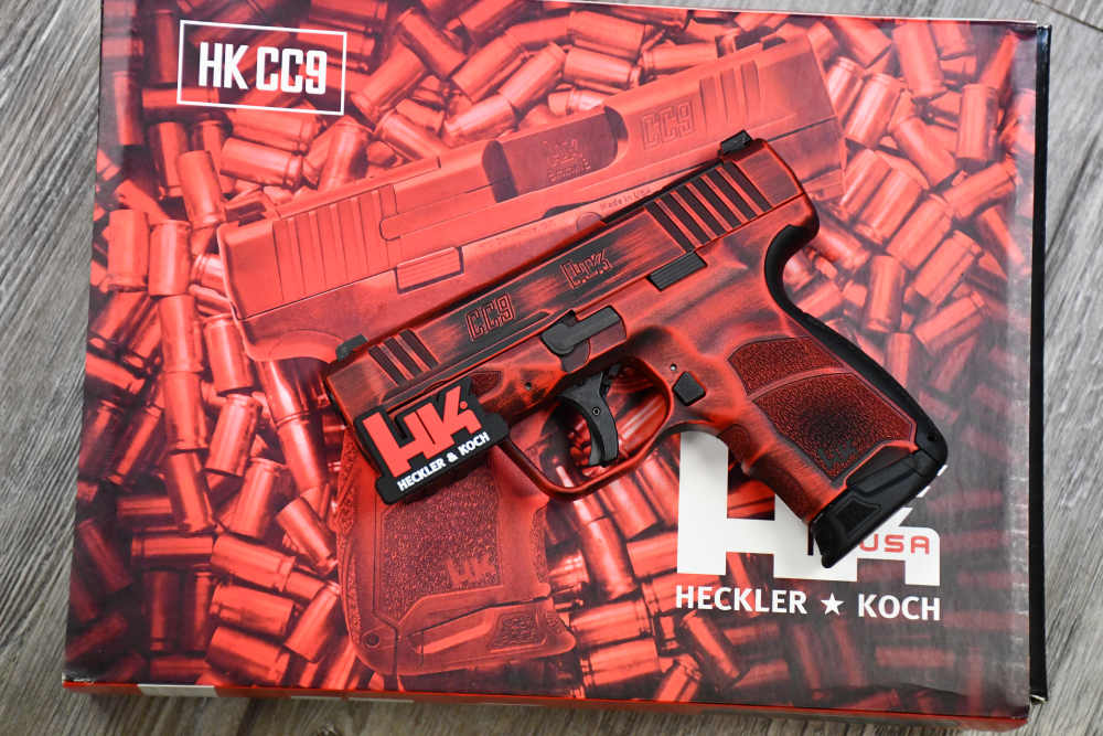 Heckler Koch HK CC9 9mm X-Werks Distressed Red Optic Ready New Night sight-img-0