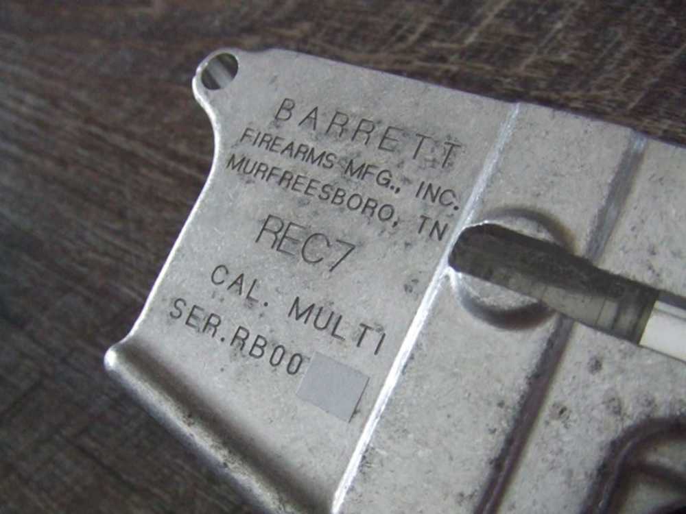 Extremely RARE Barrett Stripped Bare Lower Receiver Never Released AR-15-img-5