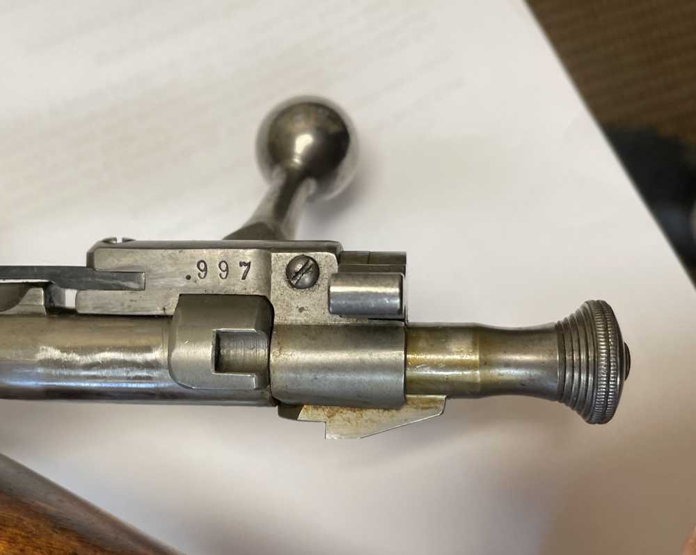 Norway Krag M 1894 .22LR bolt-action rifle with diopter sight (VM081)   -img-16