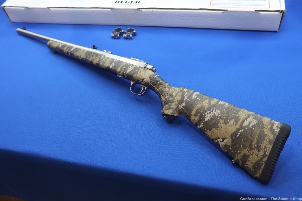 Ruger Model 77/357 Rifle 357MAG M77 DBR CAMO 18" Threaded 07420 NEW SS 357-img-18