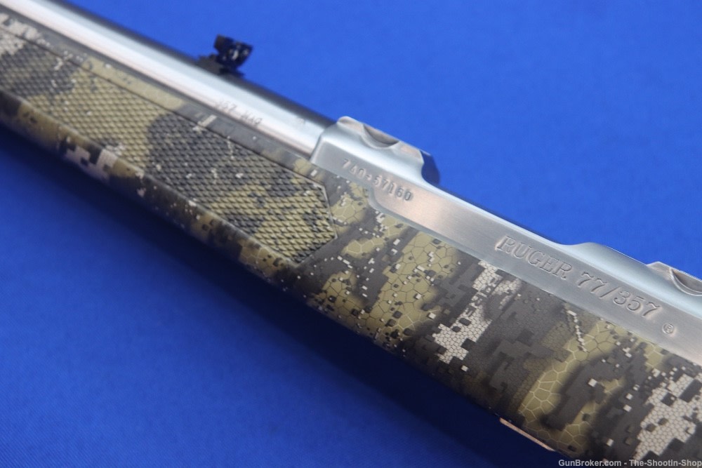 Ruger Model 77/357 Rifle 357MAG M77 DBR CAMO 18" Threaded 07420 NEW SS 357-img-24