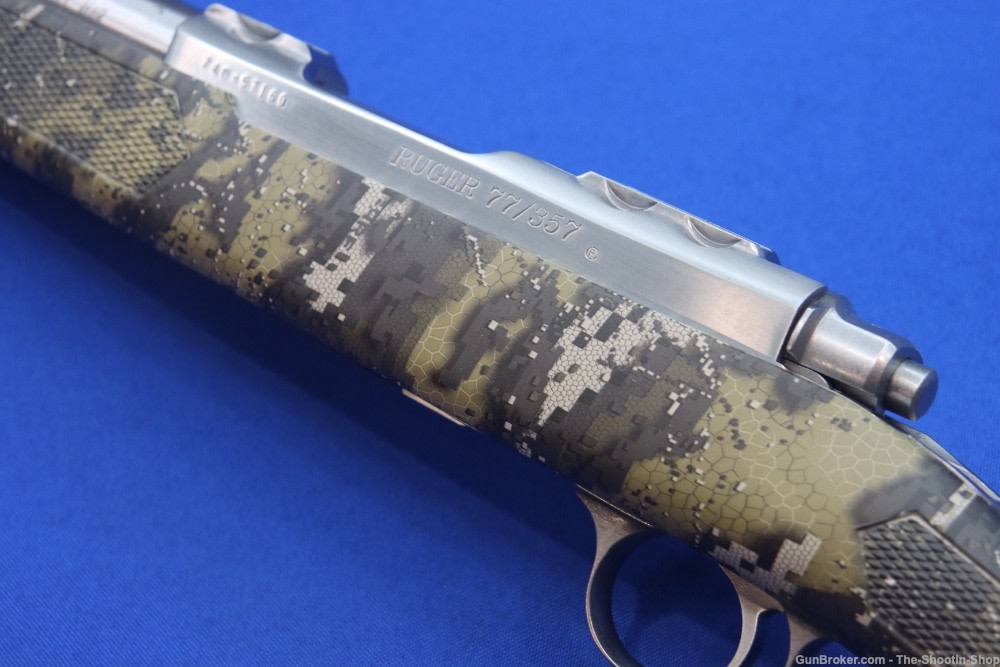 Ruger Model 77/357 Rifle 357MAG M77 DBR CAMO 18" Threaded 07420 NEW SS 357-img-23
