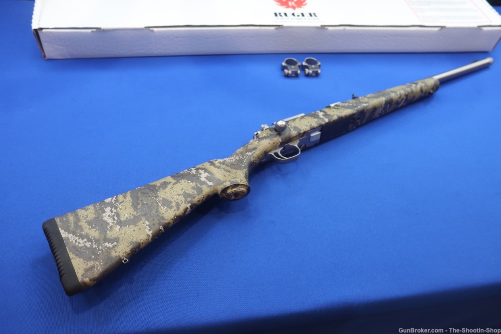 Ruger Model 77/357 Rifle 357MAG M77 DBR CAMO 18" Threaded 07420 NEW SS 357-img-0