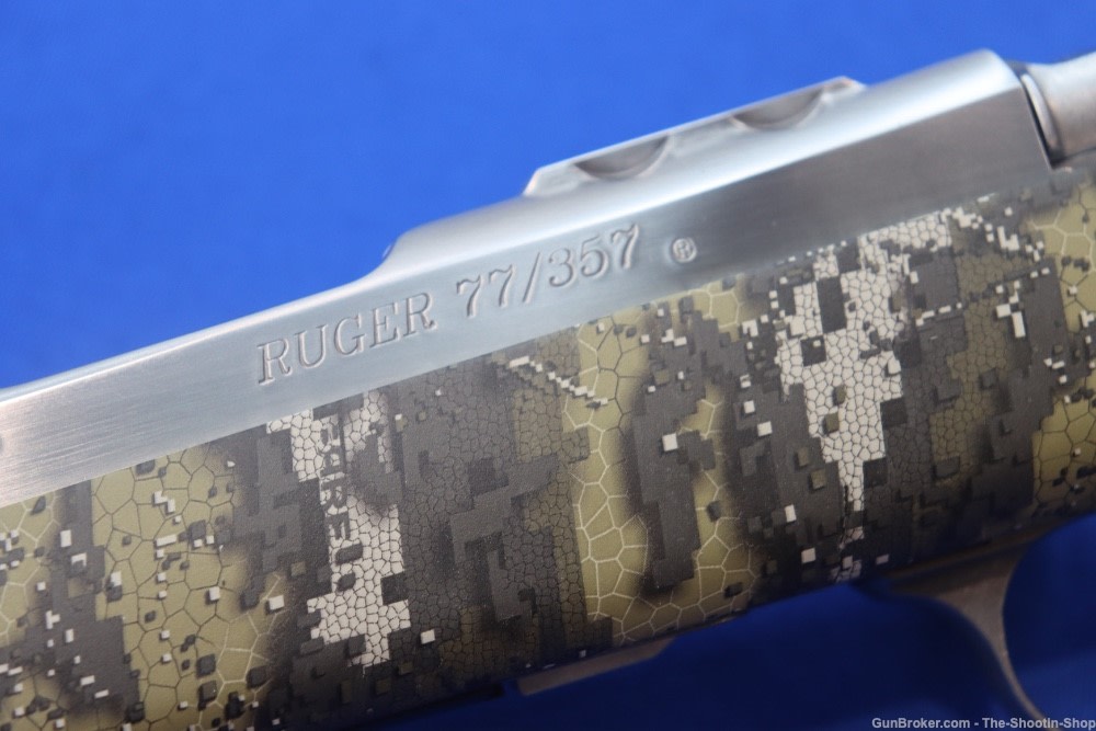 Ruger Model 77/357 Rifle 357MAG M77 DBR CAMO 18" Threaded 07420 NEW SS 357-img-32