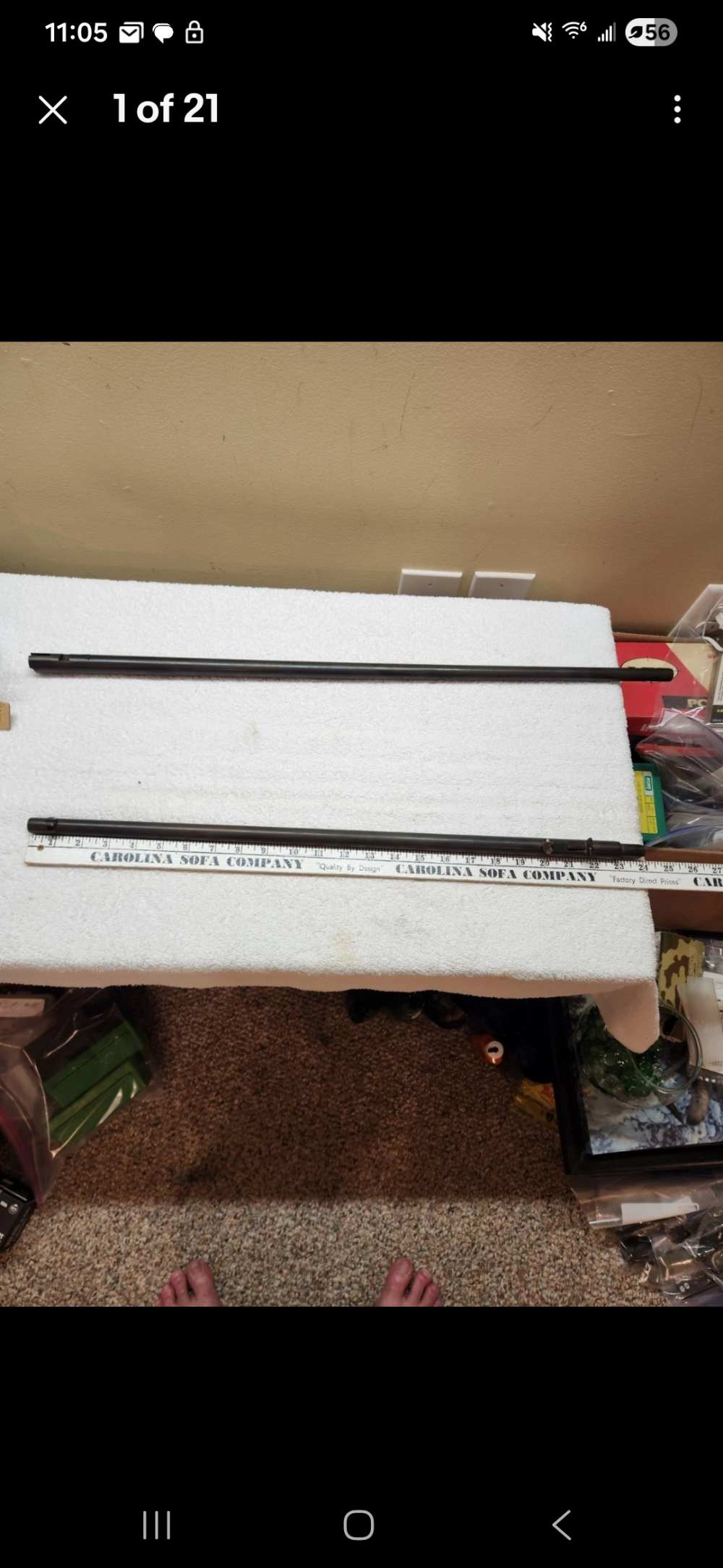 Ranger Model 35-A .22 S/L/LR Rifle Barrel 24" w/ Front & Rear Sights Sears -img-0