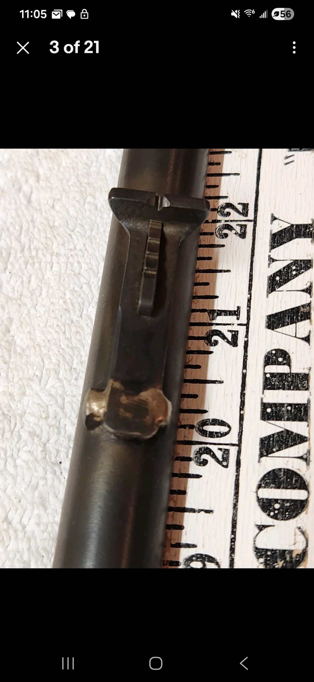 Ranger Model 35-A .22 S/L/LR Rifle Barrel 24" w/ Front & Rear Sights Sears -img-2