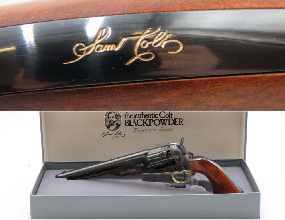 Factory Boxed COLT “Signature Series” M1860 ARMY .44 PERCUSSION Revolver   -img-0
