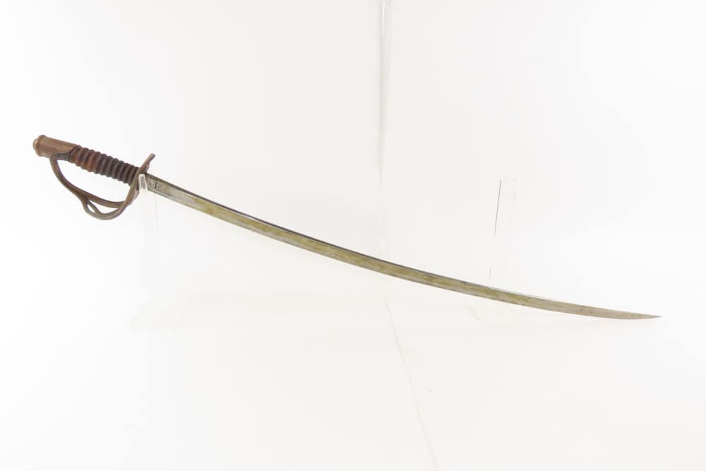 CIVIL WAR Era Antique U.S. Ames M1860 Pattern Light CAVALRY Saber SCABBARD -img-3